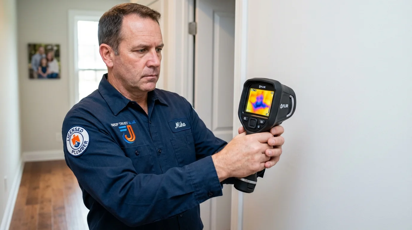 Thermal imaging leak detection by Johns Plumbing LLC in San Marino